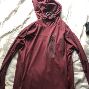 American Eagle hooded long sleeve shirt
